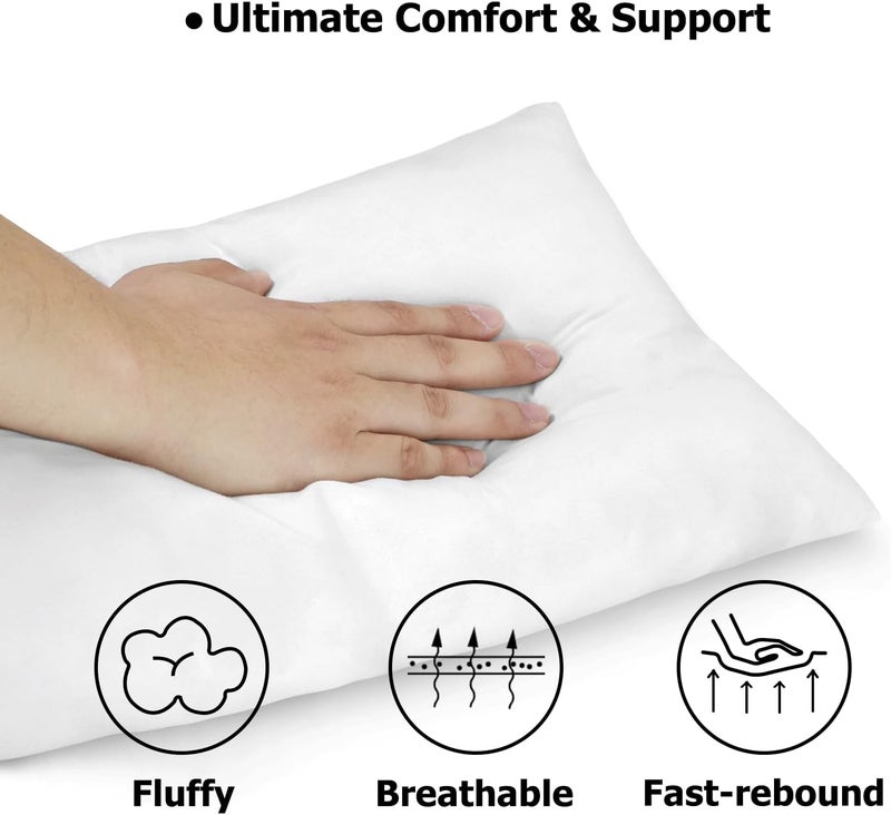 PRIMLECT Nap Mat Pillow Insert Replacement, Soft and Fluffy, Fits Toddler Sleeping Bags, 21 x 10 Inches, for Boys and Girls in Daycare, Preschool, Kindergarten - Image 4